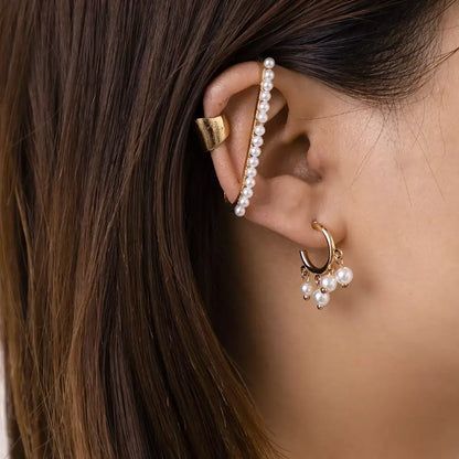 Pearl & Crystal Earring Trio